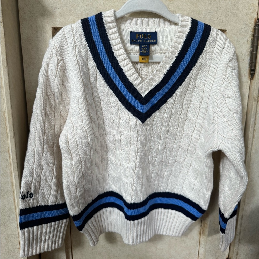 Beautiful Quilted Ralph Lauren Sweater Shirt